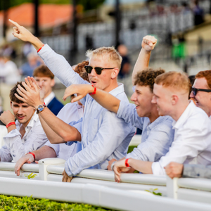 boys cheering